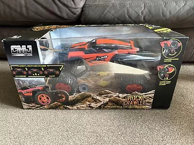 CMJ RC Cars Rock Crawler 1:12 Scale 4x4 Monster Truck Adjustable Chassis Orange • £8.50