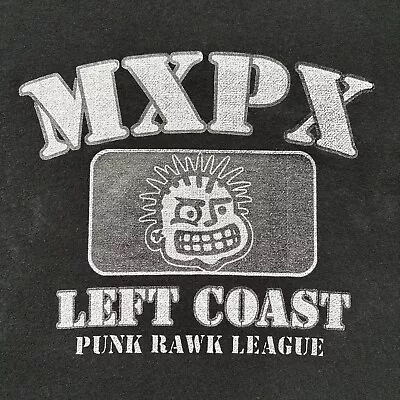 Vintage 90s MXPX Left Coast Punk Rawk League Jerzees Tag Men’s Size Medium • $60