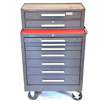 Vintage Kennedy 7-Drawer Roller Tool Cabinet W/ 2-Drawer Top Chest 277-426709 • $999.97