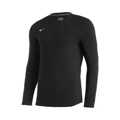 Mizuno Youth Comp Diamond Long Sleeve Crew Shirt LG Black • $29.18