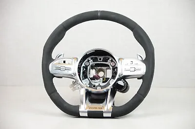 2019-2021 Mercedes Benz AMG Alcantara Steering Wheel OEM CLS E AMG GT S63 C63 • $899
