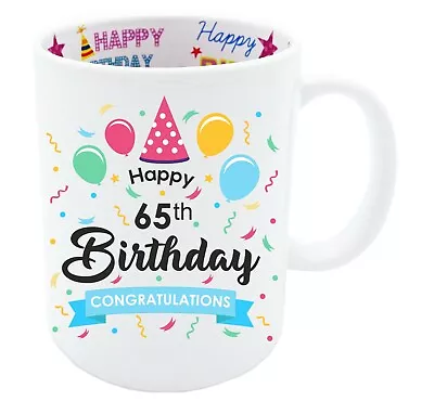 65th Birthday Gift Coffee Mug Present Idea For Him Man He Novelty Funny Keepsake • £11.95