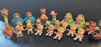 23 Pc Muppets Figures Lot 70's 80's 90's Ha! Jim Henson Miss Piggy Kermit Fozzie • $23.95