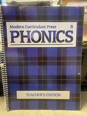 Modern Curriculum Press Phonics B - TEACHER S EDITION Homeschool • $15.99