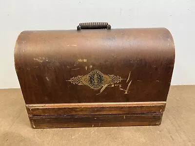 Vintage Singer Sewing Machine Bentwood Travel Case Empty Only Wood Wooden Box • $59.99