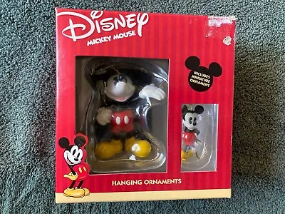 Disney Mickey Mouse Christmas Ornament Set Of 2. • $15.95