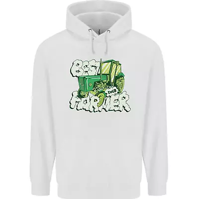 Best Farmer Ever Farming Fathers Day Childrens Kids Hoodie • £17.99