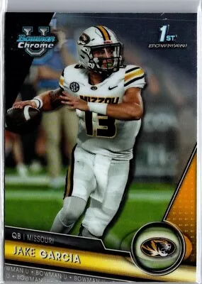 2023 Bowman Chrome University #99 Jake Garcia Rookie Missouri Tigers RC • $1.25