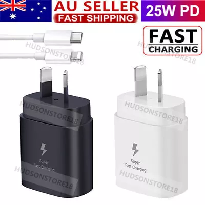 $3.99 • Buy 25W Super Fast Wall Charger Adapter With PD Cable For IPhone 14 13 12 Pro IPad