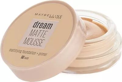 New Maybelline Dream Matte Mousse 021 Nude 18ml Free Shipping • £7.50