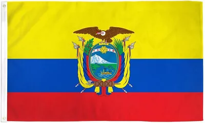 3x5 Ecuador Flag Country Banner South American Pennant Bandera PRINTED NYLON • $9.88