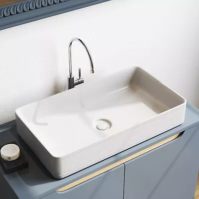 £55.95 • Buy Modern Ceramic Bathroom Vanity Wash Basin Sink Countertop Hand Wash Bowl White