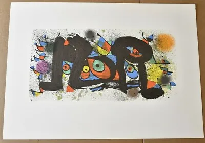 Joan Miro Sculpture I Lithograph On Arches Paper • $130