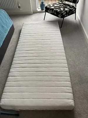 Ikea MALFOR Single Mattress In Very Good Clean Condition Washable Cover 200x90 • £45