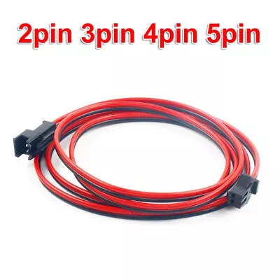 2pin 3pin 4pin 5pin Male Female Extension 22AWG JST SM Plug Connector LED Strip • $6.99