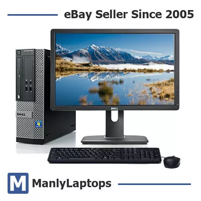 Dell OptiPlex 9020 SFF Full Desktop I7-4770 8GB RAM 240GB SSD + Dell 22  Monitor • $399.99