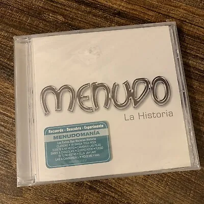 Menudo CD La Historia With Hype Sticker 20 Tracks 2007 Sony Rare New Sealed • $24.99