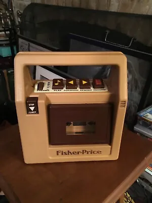 MCM Vintage 1980 Fisher Price Cassette Player Recorder • $45
