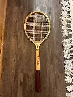 WILSON Jack Kramer Stroke Master Vintage Wood Tennis Racquet With Rack • $50