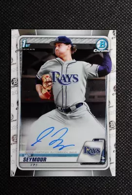 Ian Seymour Signed Ip 2020 1st Bowman Chrome #bd-96 Tampa Bay Rays Auto • $4.99