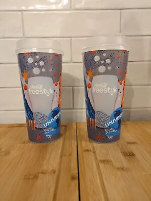 2 X Coca Cola Freestyle Universal Studios Plastic Theme Park Refillable Cups • £17.99