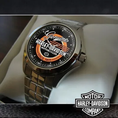 Harley Davidson Lagend Gunuine Motorcycles Sport Metal Watch • $30