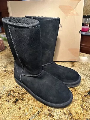 Koolaburra By UGG Black Suede Women's Classic Tall Boots Size 10 W • $33.59