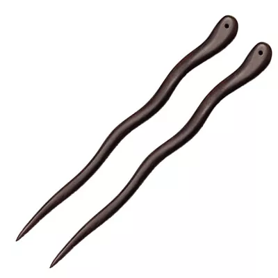 2PCS Wooden Hair Sticks For Buns & Chignon - Vintage Japanese Hairpin • £9.19