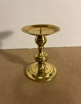  Brass Candle Holder  Made In India Vintage • $13.60