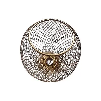Iron Wire Lampshade Mesh Lamp Shade Ceiling Light Cover Retro Style Chandelier • £5.27