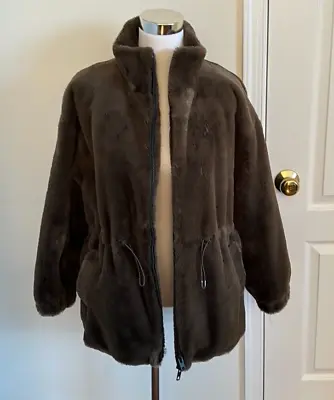 Women’s Girl's Zara Faux Fur Teddy Coat. Size M • $45