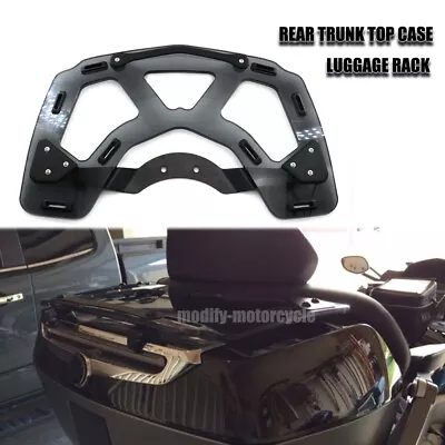 Rear Trunk Top Case Luggage Rack Smoked Black For Bmw R1200rt Lc 2014-up R1250rt • $161.50