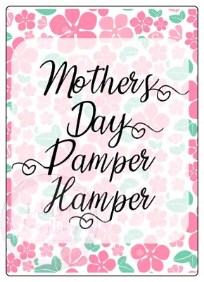 Mothers Day Pamper Hamper Large Stickers Letterbox Postal Sweets Party Bag Cone • $2.86