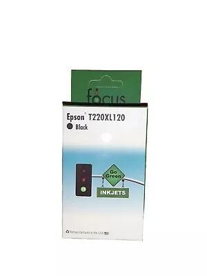 FOCUS Ink Jet Printer Cartridge Epson T220XL120 Black • $7.99