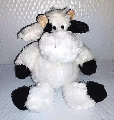 Mary Meyer COW Chubby Black White Soft Floppy 11  Plush World Dairy Expo Madison • $19.99