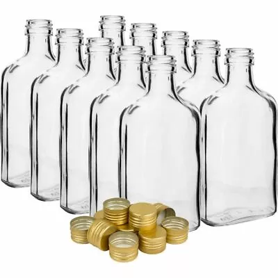 15 X 100ml - 10cl - GLASS Bottles + 15 Screw Caps Home Brewing Fast Delivery • £16.99