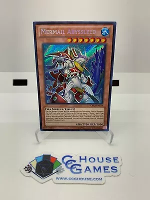 YuGiOh TCG - Mermail Abyssleed CBLZ-EN034 Secret Rare Holo Foil *CCGHouse* • $9.99