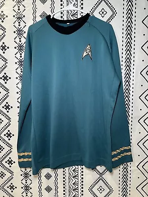 Star Trek Costume Spock Tos Uniform Classic The Original Series Shirt Xxl • $80