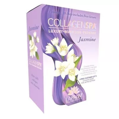 La Palm Collagen Spa Luxury Manicure And Pedicure SET - Jasmine • $10.99