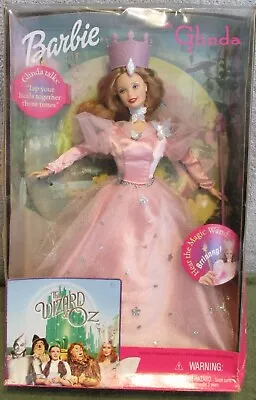1999 Wizard Of Oz Barbie As Glinda Talking Good Witch Doll~NRFB~Stacking Sway • $9.99