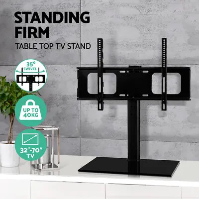 $50.96 • Buy Artiss TV Stand With Mount Table Top Swivel Bracket Desktop 32 To 70 Inch LED