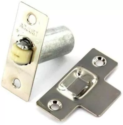£3.80 • Buy Adjustable Roller Catch Nickel Mortice Door Spring Ball Latch Secure Catch