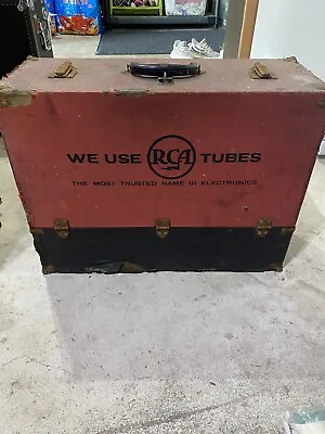 $150 • Buy Vintage RCA Tube Case And Full Of Mixed Vacuum Radio Tube All Sold As Is 