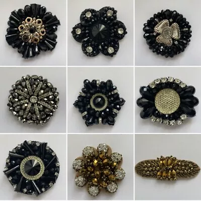 £2.50 • Buy Rhinestone Diamante Motifs (sew/glue On)