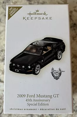 Hallmark Keepsake Ornament 2009 Ford Mustang GT Limited 45th Anniversary Special • $42