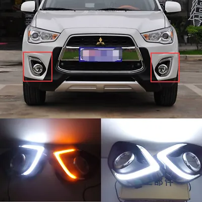 For 2013 2014 2015 Mitsubishi ASX Outlander Sport LED Daytime DRL Light Fog Lamp • $110