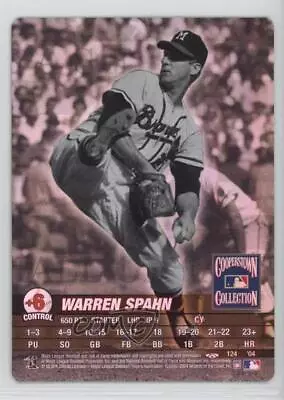 2004 MLB Showdown Trading Deadline Cooperstown Collection Warren Spahn #124 HOF • $38.49