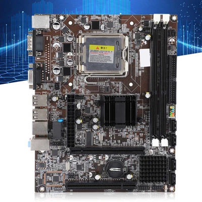 Motherboard LGA 775 DDR3 For Intel G41 Chipset Dual Channel Computer Mainboard • £43.45