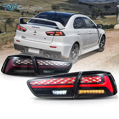 2Pcs LED Tail Lights For 2008-2020 Mitsubishi Lancer EVO X Start-UP Animation • $319.99