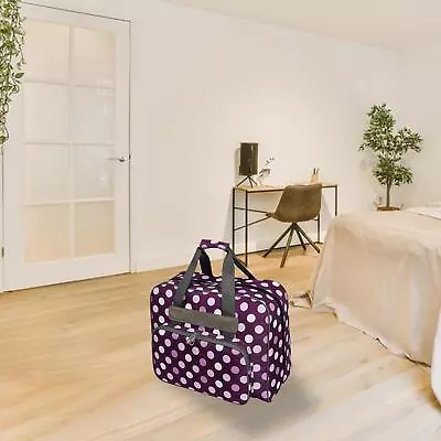 Polka Dot Large Capacity Sewing Machine Bag Travel Portable Storage Handbag • $72.18